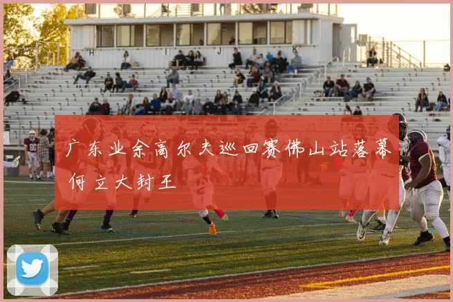 广东业余高尔夫巡回赛佛山站落幕 何立大封王