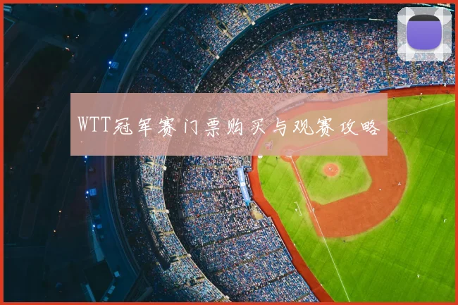 WTT冠军赛门票购买与观赛攻略